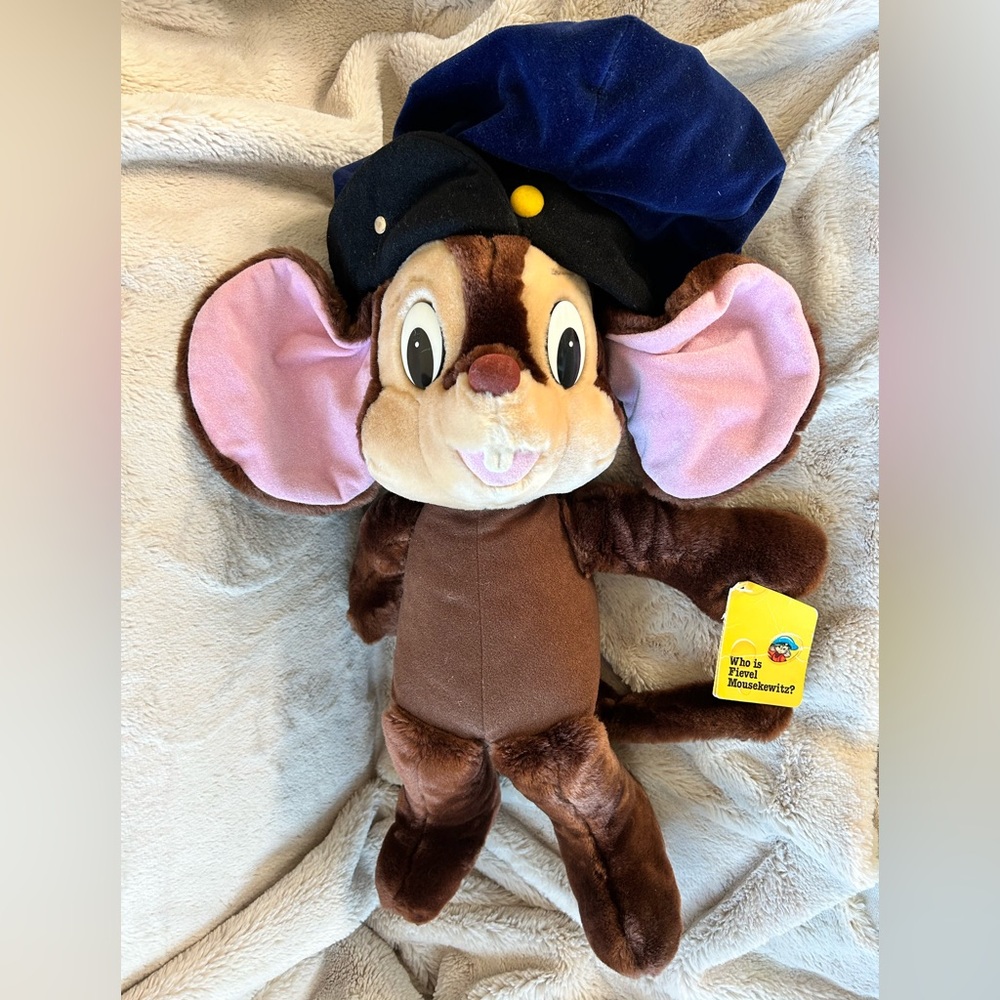 Fievel NWT vintage 1986 plush ("An American Tail") - Picture 2 of 8